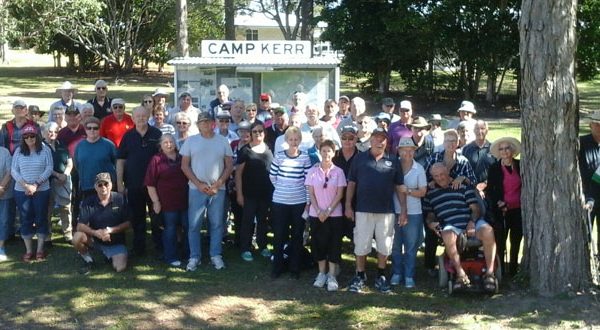 Camp Kerr visit by Standown Vets